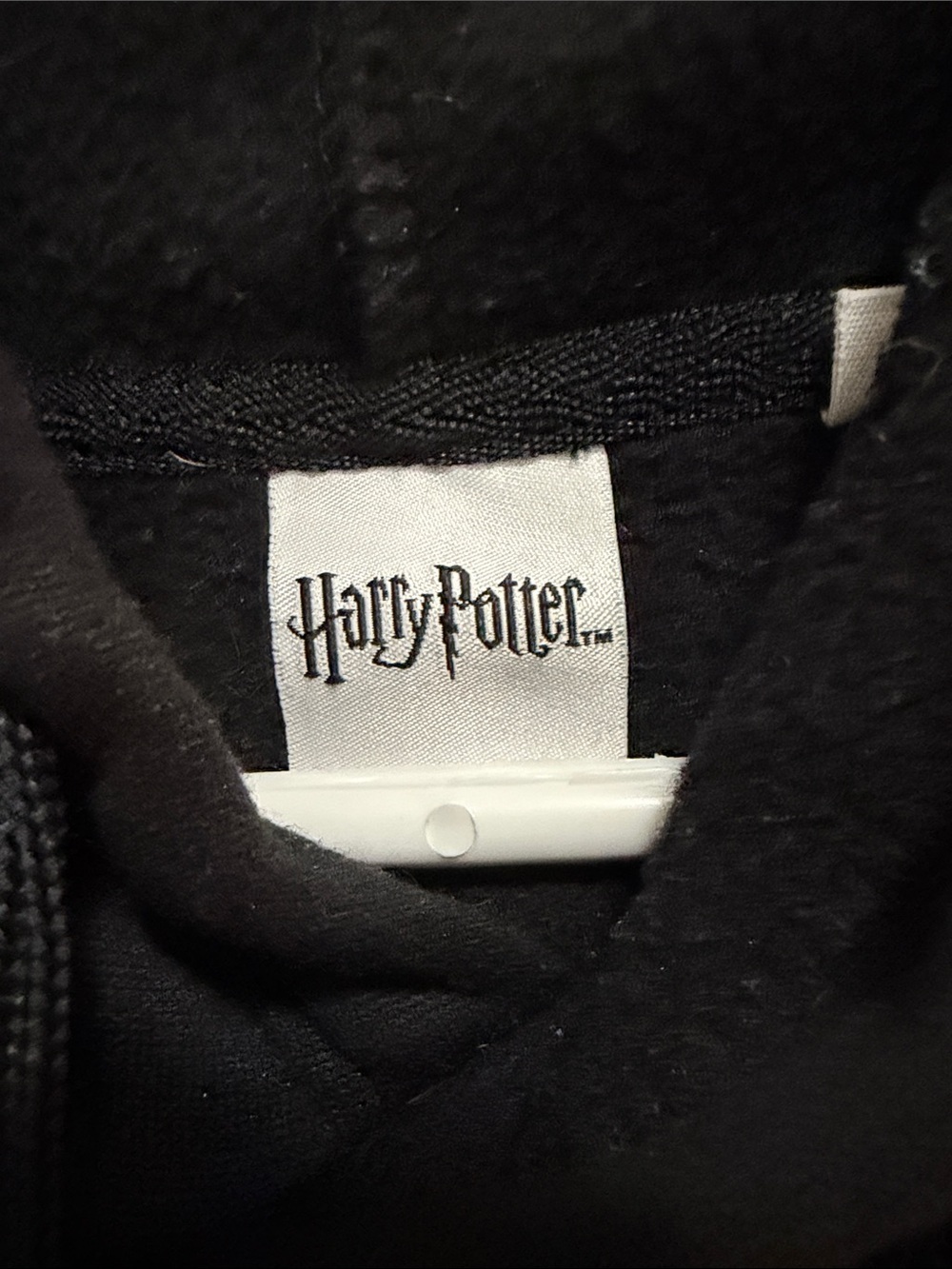 Harry Potter Hogwarts Black Pullover Hoodie with Crest and House Emblems - Picture 3 of 11
